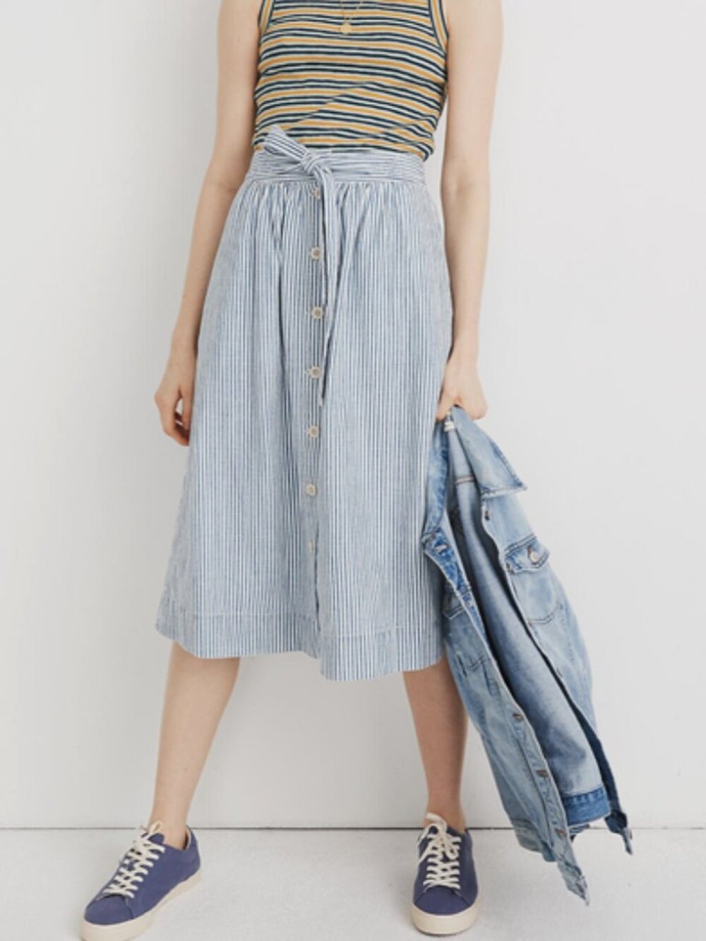 Madewell Palisade Midi Skirt